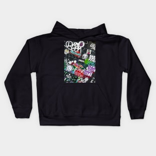 Street Art Colors NYC Graffiti Tag Kids Hoodie